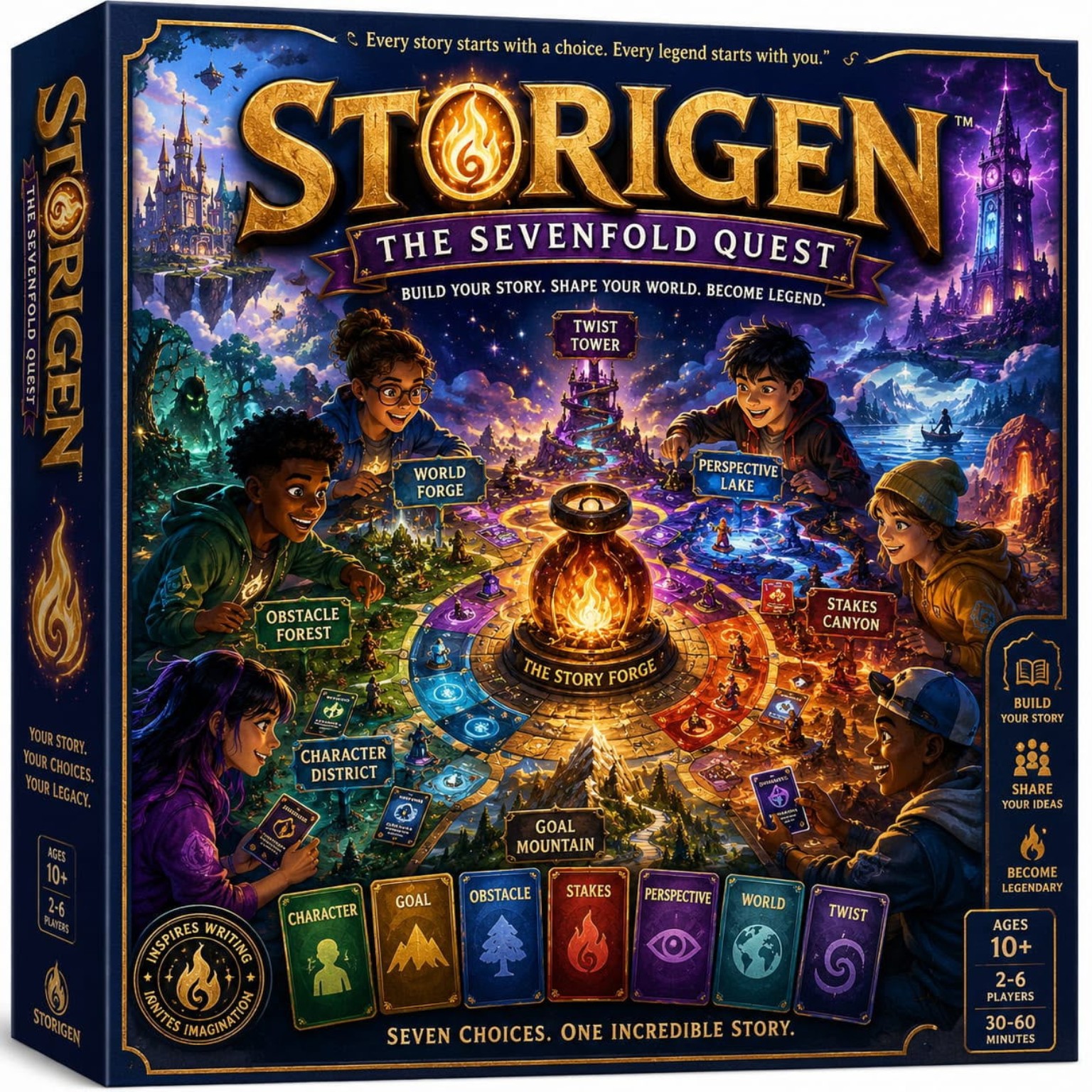 STORIGEN SevenFold Quest game box artwork
